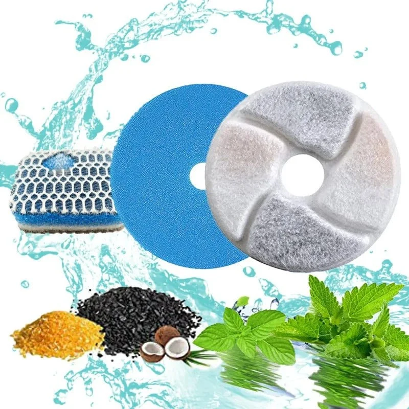 FILTRE FONTAINE A EAU CHAT - TRIPLE ACTION (LOT DE 12)
