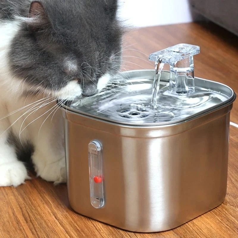 FONTAINE À EAU POUR CHAT - AVEC CAPTEUR (2L)