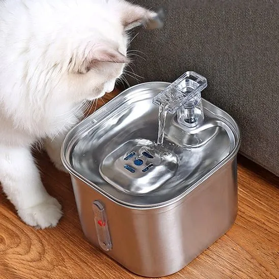 FONTAINE À EAU POUR CHAT - AVEC CAPTEUR (2L)