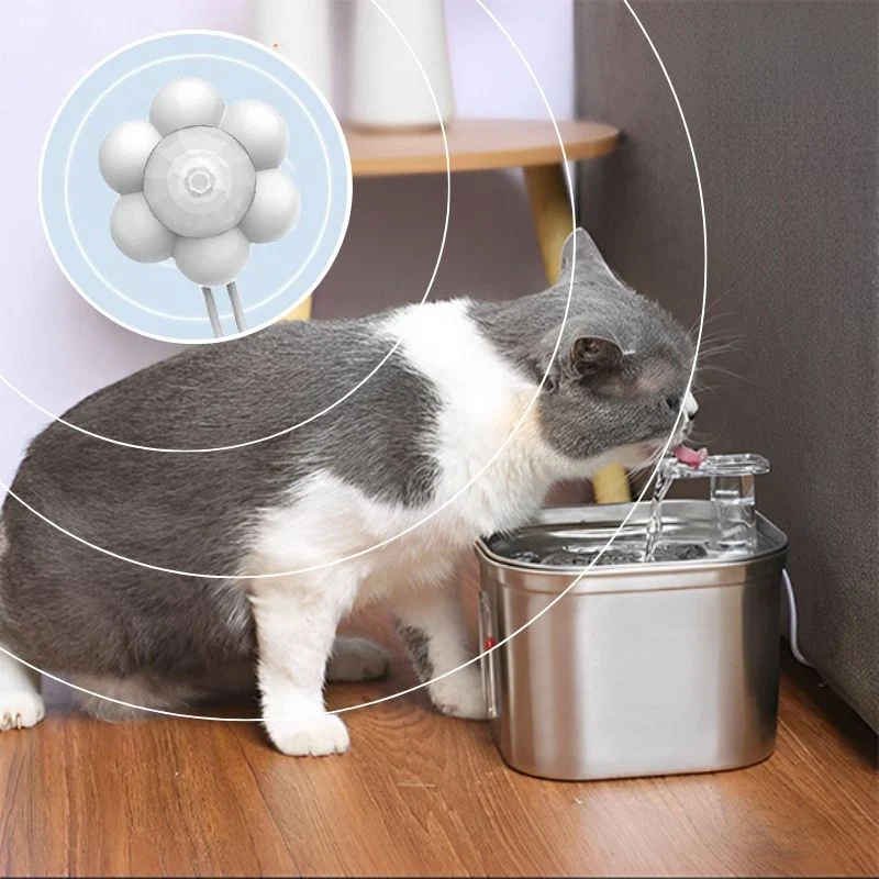 FONTAINE À EAU POUR CHAT - AVEC CAPTEUR (2L)