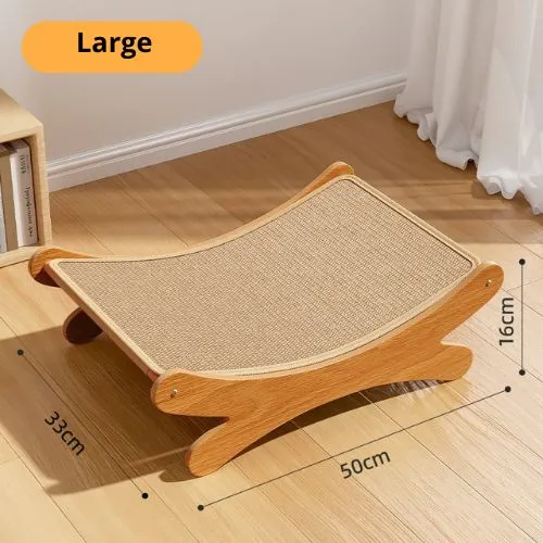 Hamac pour chat - Avec griffoir intégré en sisal