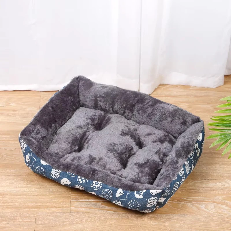 Panier pour chat - Motif têtes de chat