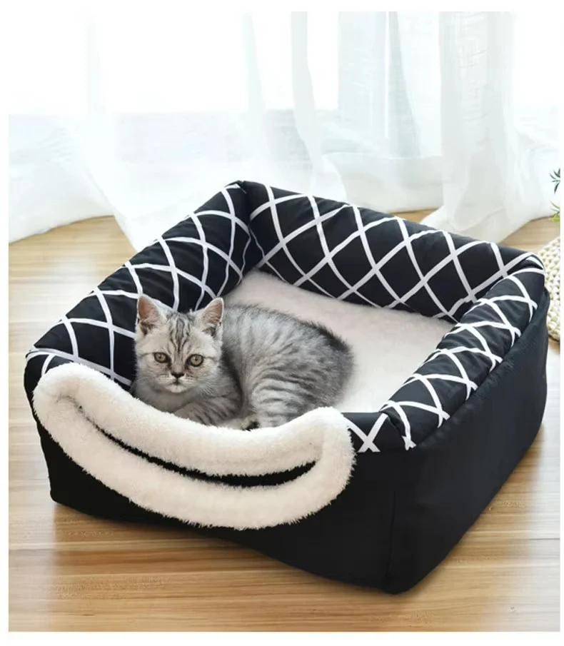 Niche pour chat - en forme de grotte