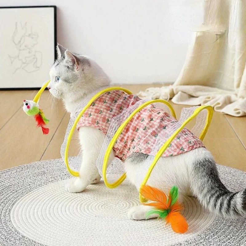 Tunnel pour chat - Interactif en spiral
