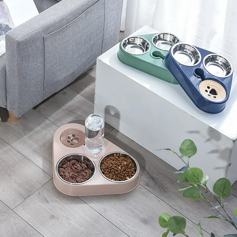 Gamelle pour chat - Avec distributeur d'eau