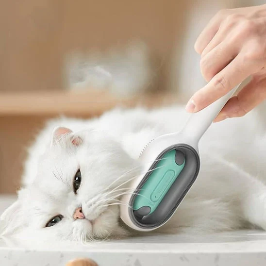 Brosse pour chat - Avec réservoir d'eau