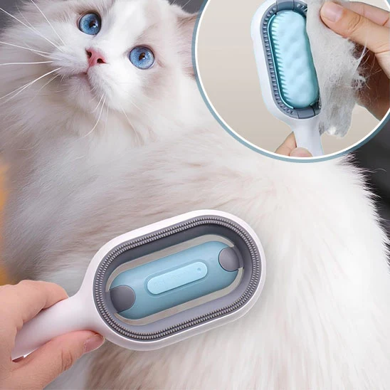 Brosse pour chat - Avec réservoir d'eau