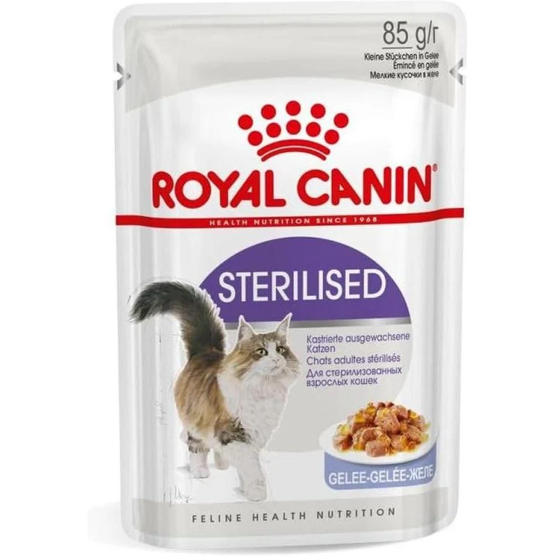ROYAL CANIN Sterilised en Gelée pour Chat Stérilisé 12x85g
