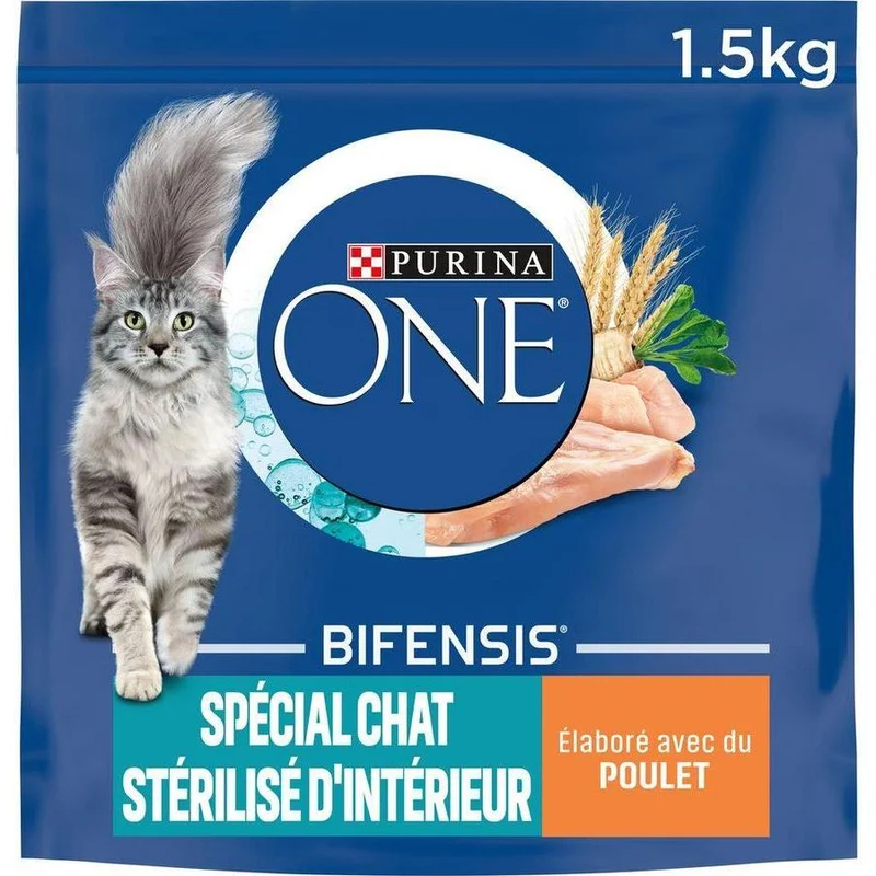 Spécial Chat Stérilisé d'Intérieur Poulet et Céréales Complètes