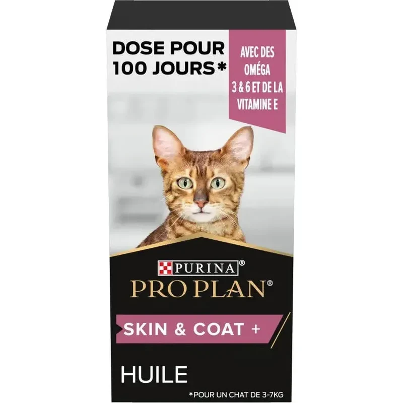 ZOOMALIN Skin & Coat+ Chat Huile Complément Alimentaire Oméga 3 et 6