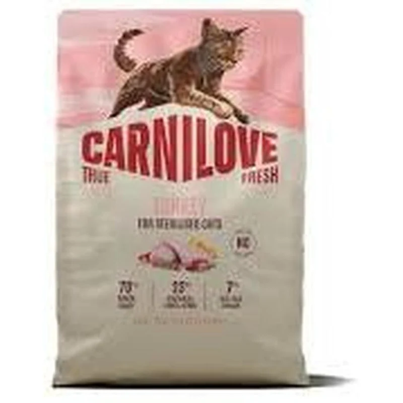 CARNILOVE True Fresh Adult Stérilisé Croquettes Chat Dinde 2 kg / 6 kg
