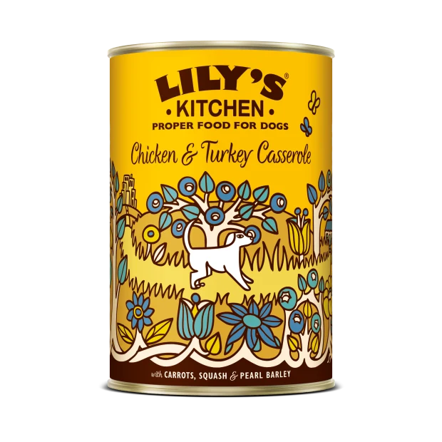 LILY'S KITCHEN Sélection de Terrines pour Chat Adulte Poulet Dinde Canard Agneau 8x85g