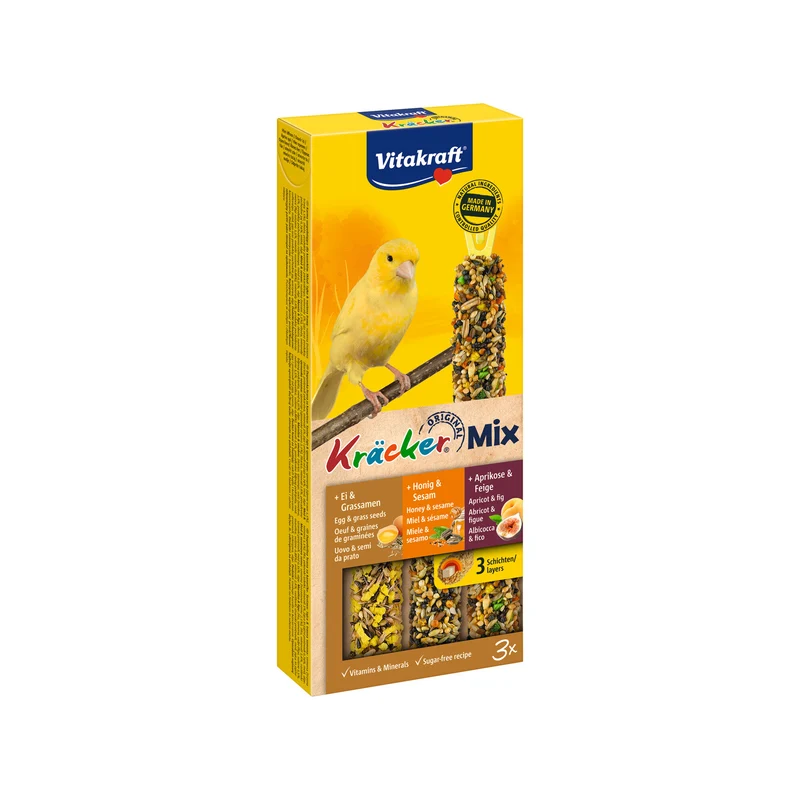 VITAKRAFT Kräcker Trio Canari 3 Pièces 80g
