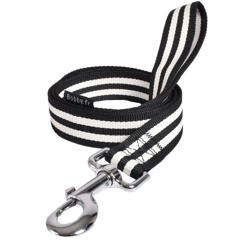 BOBBY Pack Rongeur Harnais + Laisse Stripe Noir Taille 2XS