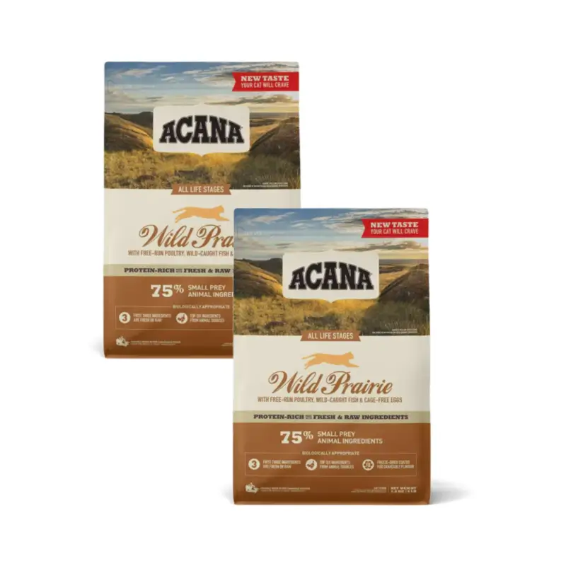 Acana Feline Adult Wild Prairie Pack 2 x 1.8 kg cat food