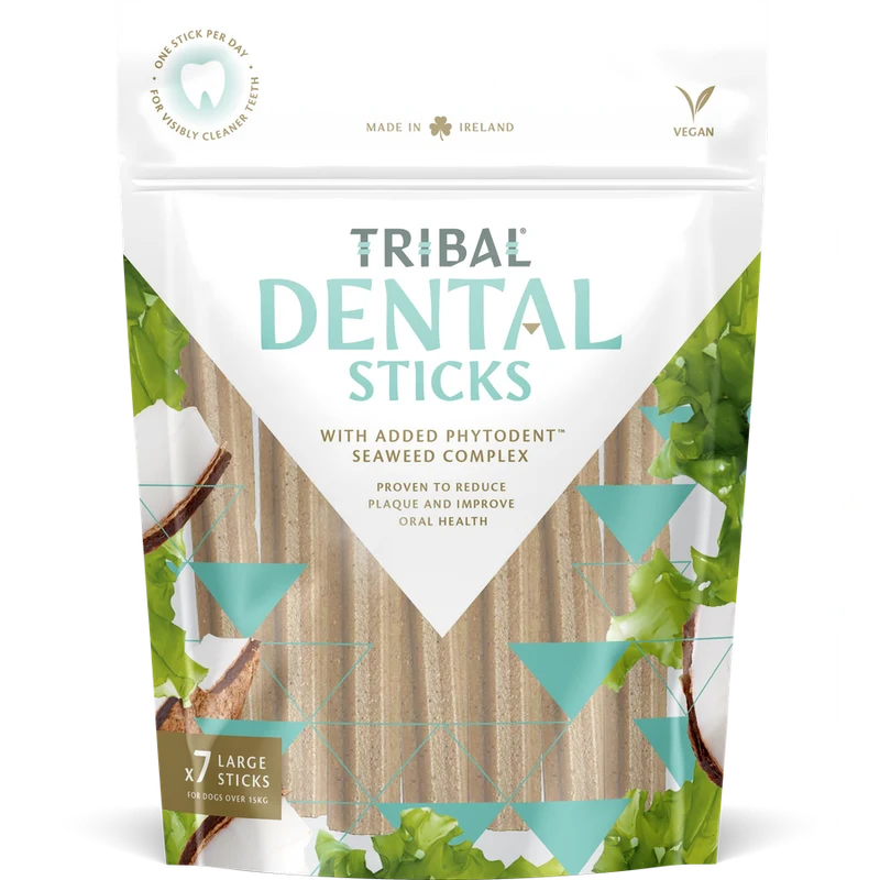 TRIBAL Bâtonnets Dentaires pour Grand Chien (+15 kg) 175g