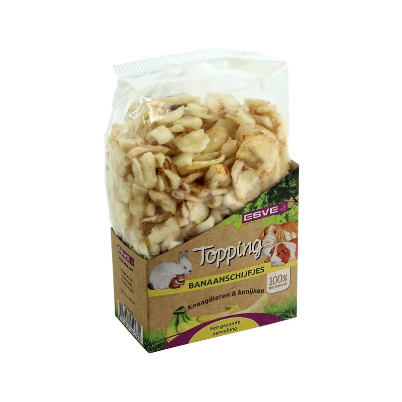 ESVE Bonbon Rongeurs Bananes Friandise Naturelle 125g