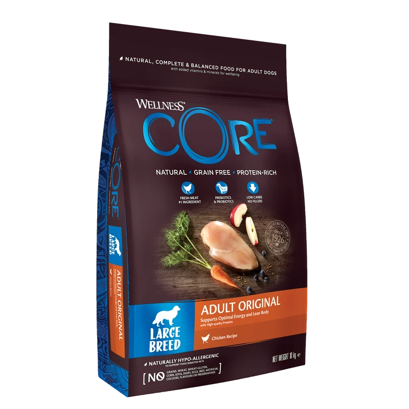 WELLNESS CORE Large Breed Adult Original Poulet 10kg