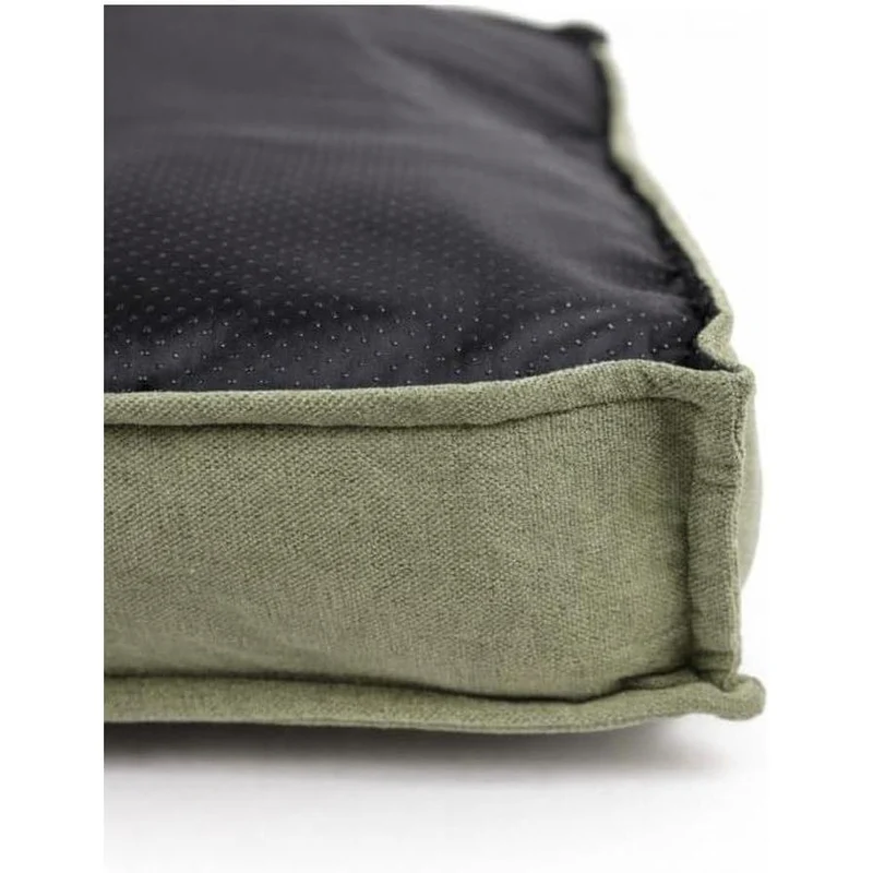 MON AMI LUKI Matelas antiderapant dehoussable vert 88x76x13cm