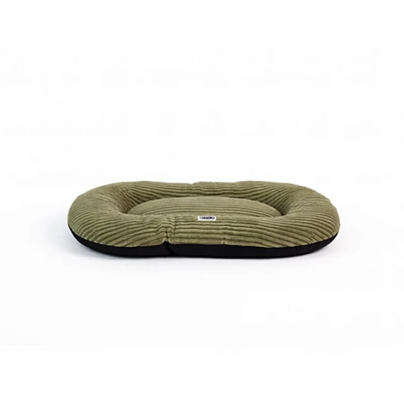 ZOOMALIN Coussin ovale antidérapant velours côtelé 80x60x6cm