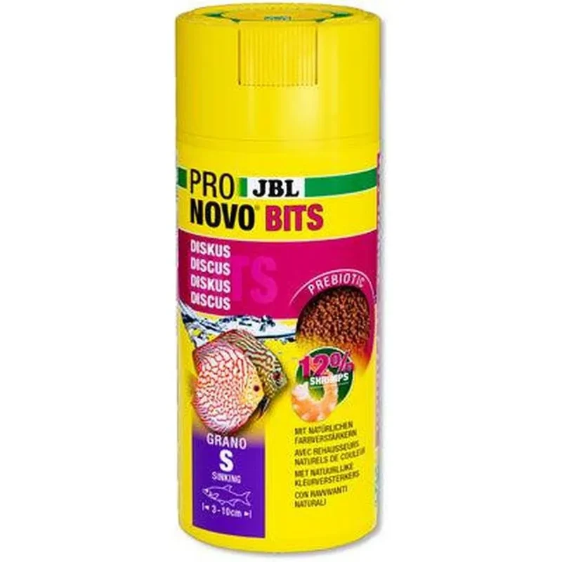 JBL PRONOVO Bits Grano S 250ml – Granulés pour poissons de fond