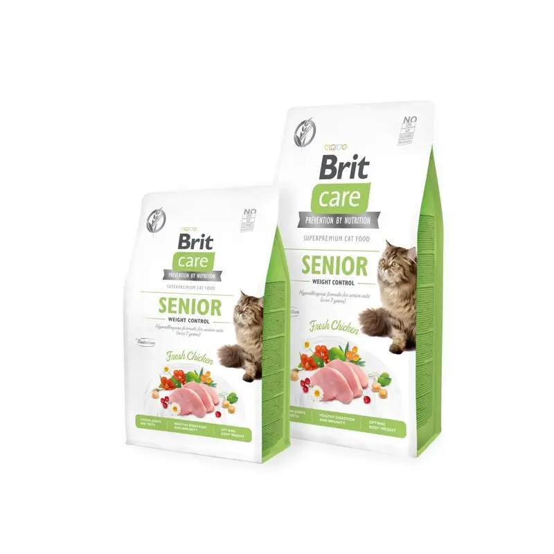 Brit Care Cat Grain-Free Senior Weight Control 400 grams