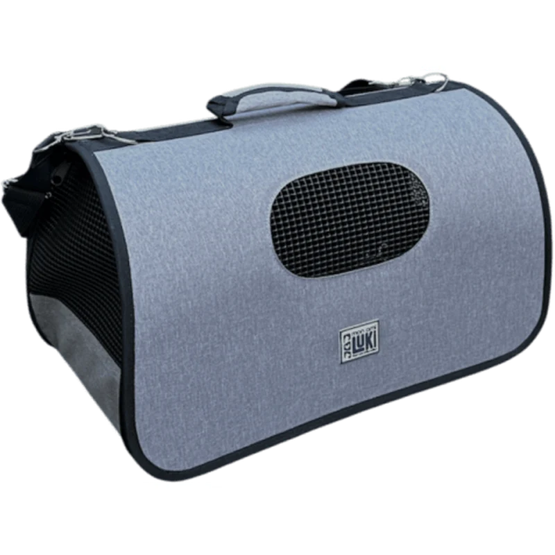 Sac de transport tunnel gris chiné 47 x 25 x 27 cm Mon Ami Luki
