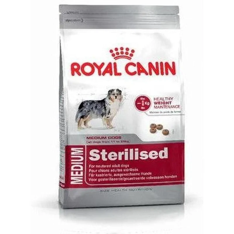 ROYAL CANIN Medium Sterilised Croquettes pour chiens stérilisés adultes races moyennes 12kg