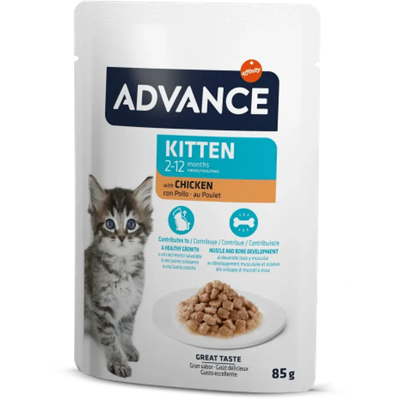 ADVANCE Chat Pochons Kitten Poulet 85g