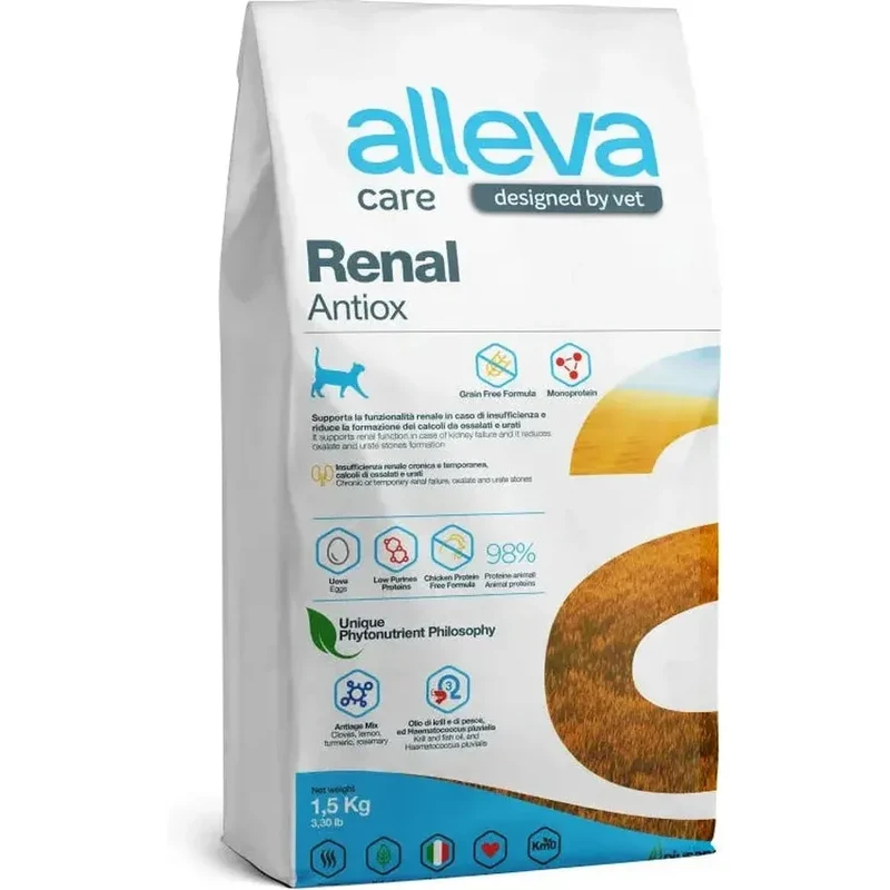 ALLEVA Care Chat Adulte Renal-Antiox 1,5kg