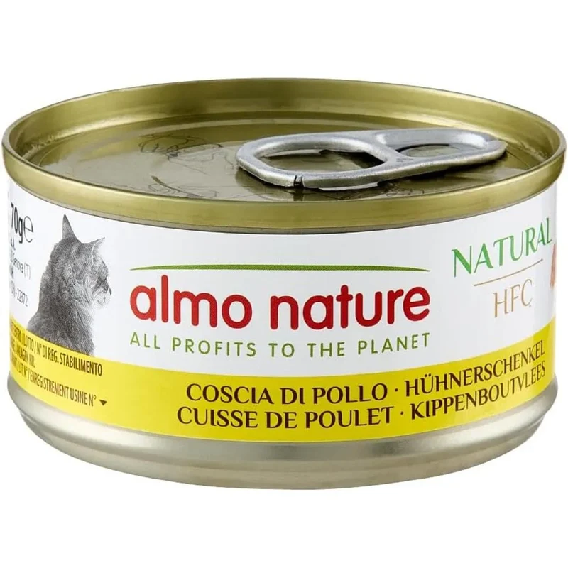 ALMO NATURE HFC Natural Cuisse de Poulet 70g (Boîte)
