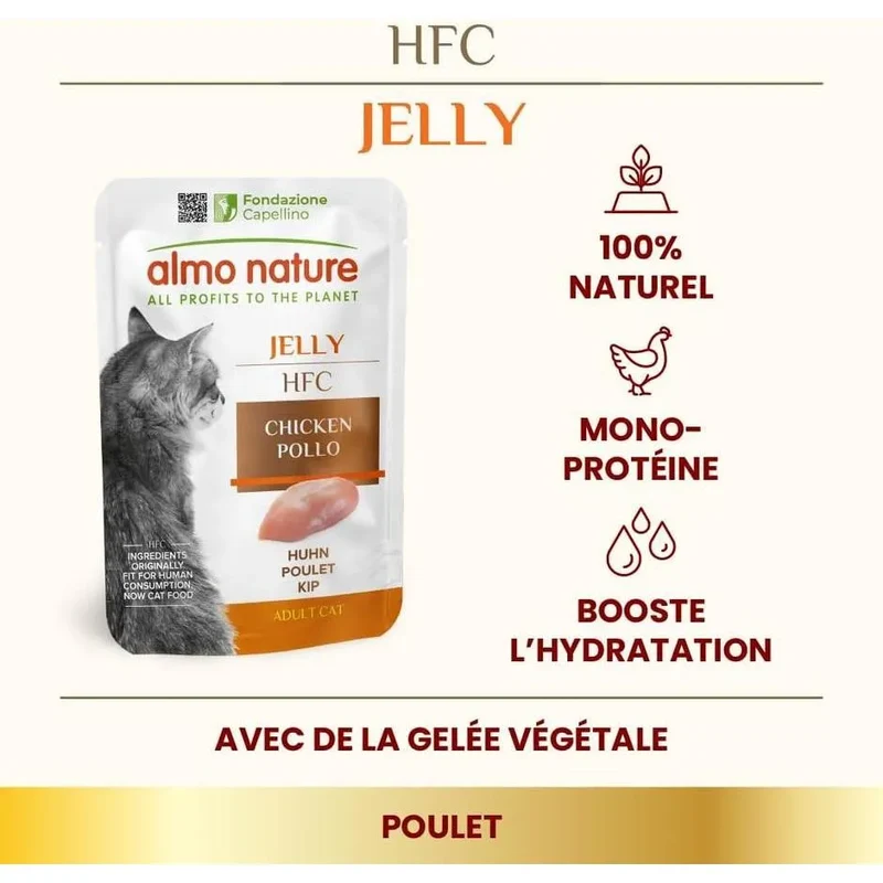 ALMO NATURE HFC Jelly Poulet Pochon 55g