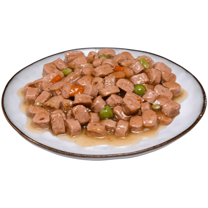 EQUILIBRE & INSTINCT Emincés pour chat au boeuf légumes BIO 100g