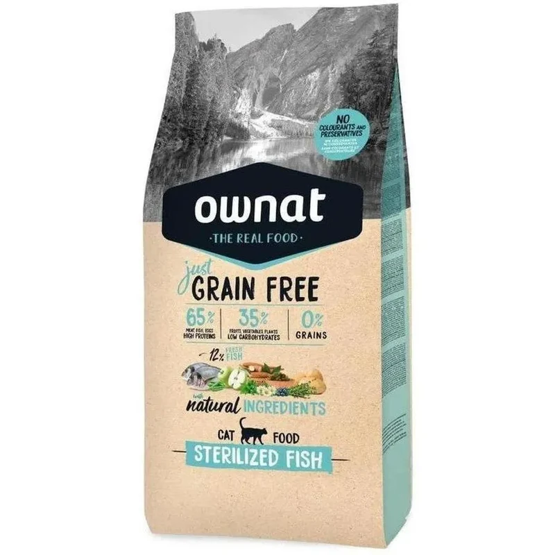 OWNAT Just Grain Free Sterilized Fish Cat