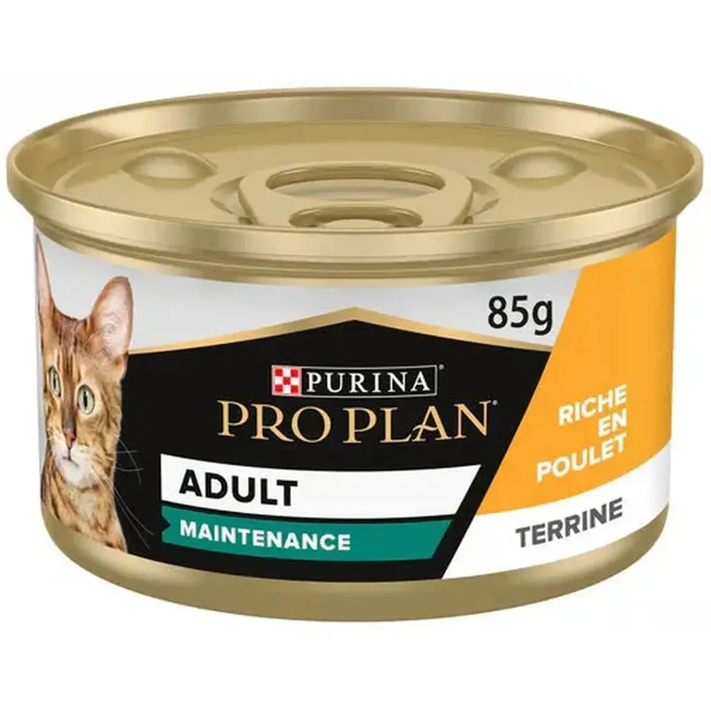 PRO PLAN ADULT 1+ MAINTENANCE terrine riche en poulet 85g