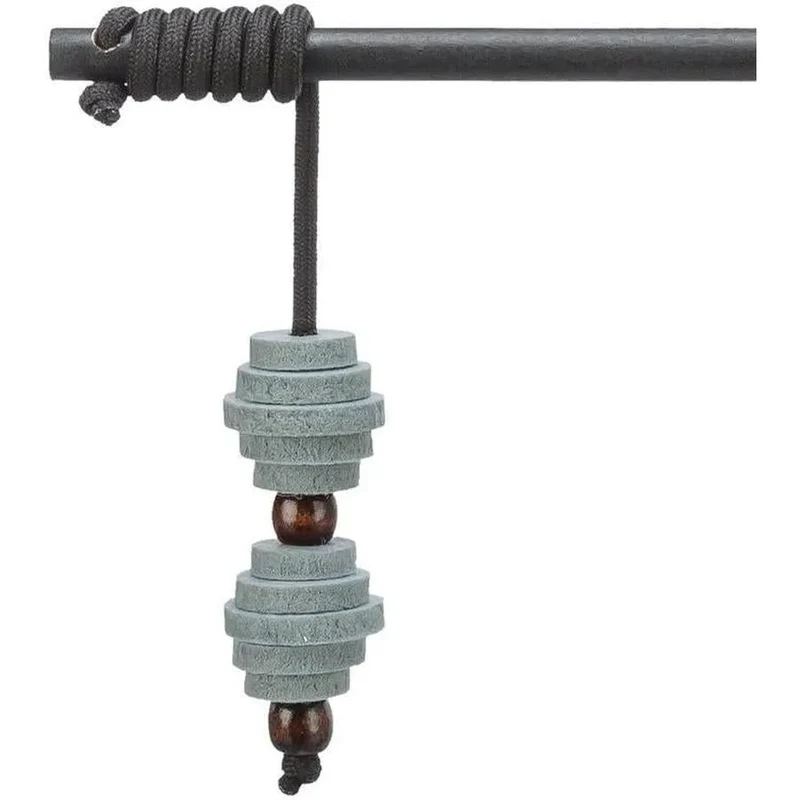 TRIXIE Canne à pêche avec balles CityStyle Jouet interactif pour chat 40cm Bois et Feutre