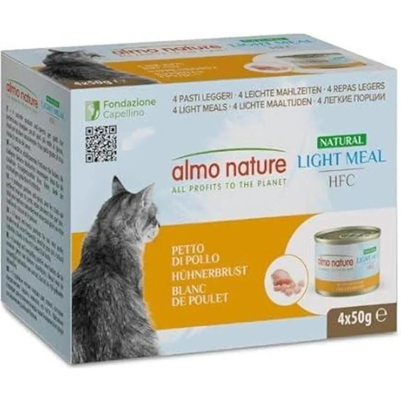 ALMO NATURE Cat Megapack Light Thon & Crevette 4x50g