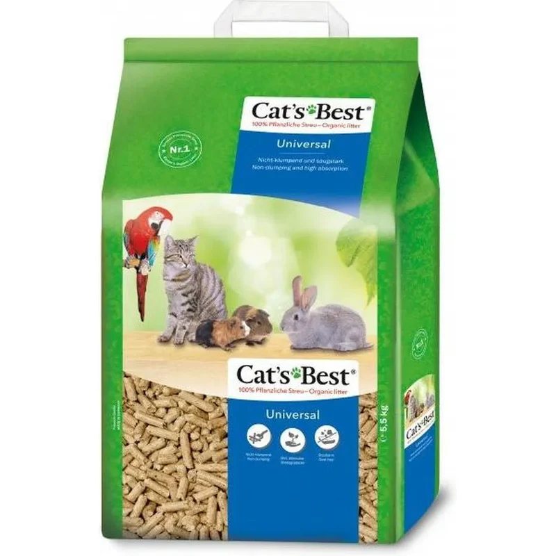CAT'S BEST Universal Litière Végétale Polyvalente 10L