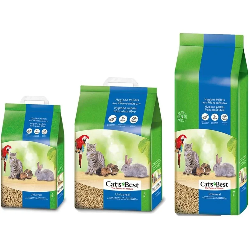 CAT'S BEST Universal Litière Végétale Polyvalente 20L (11kg)