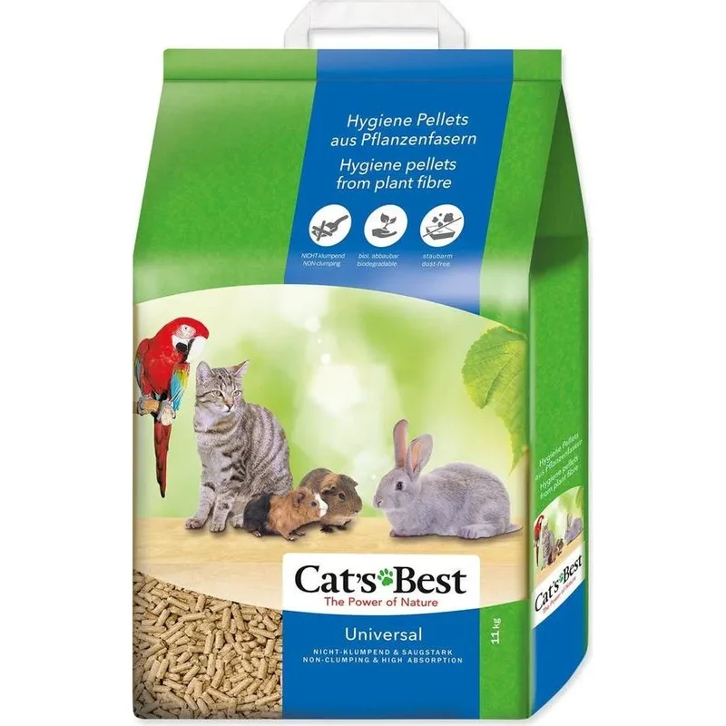 CAT'S BEST Universal Litière Végétale Polyvalente 20L (11kg)