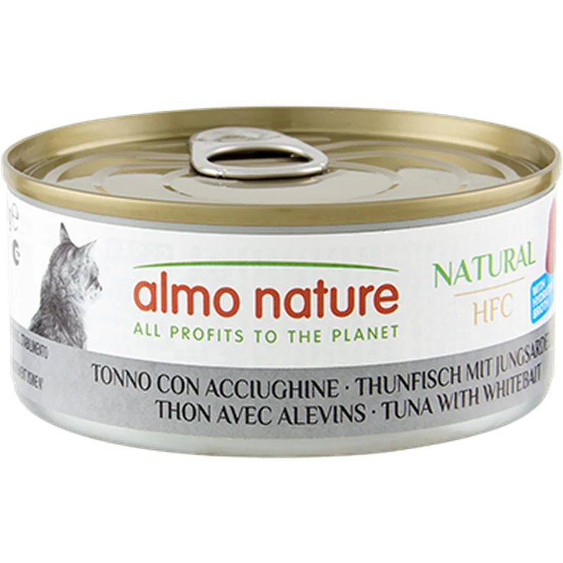 Almo HFC Natural Thon avec Alevins – Pâtée Chat Naturelle Premium