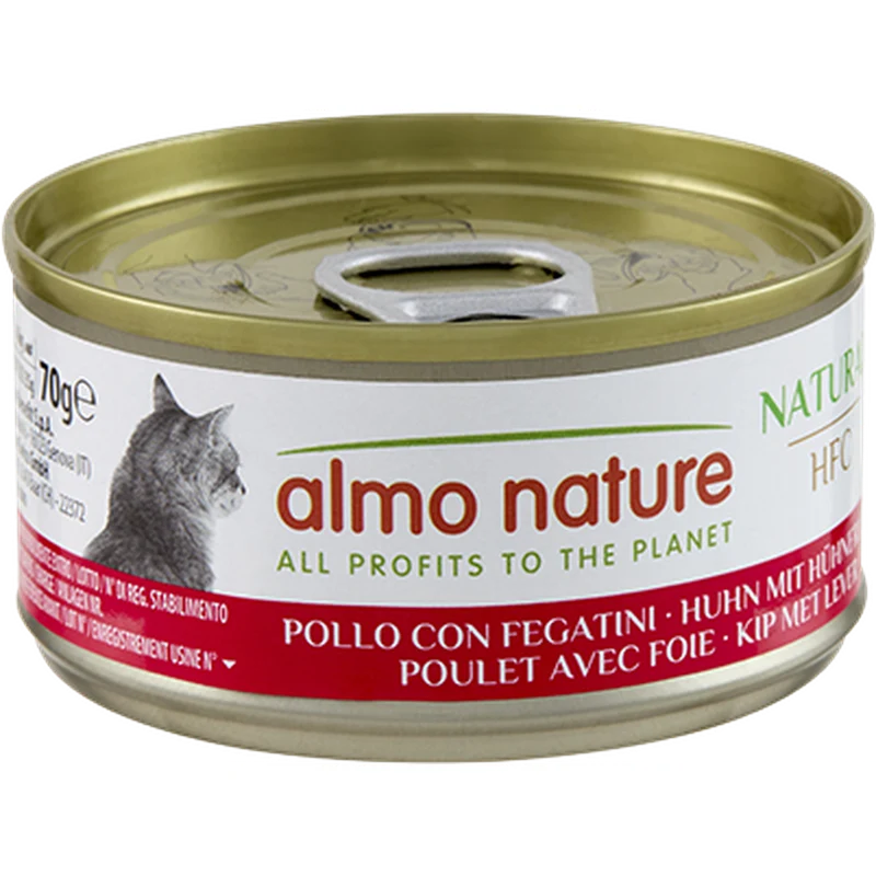 Almo HFC Natural Poulet & Foie de Poulet – Pâtée Chat Premium