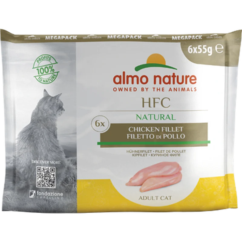 Almo HFC Megapack Filet de Poulet – Lot Économique Pâtée Chat