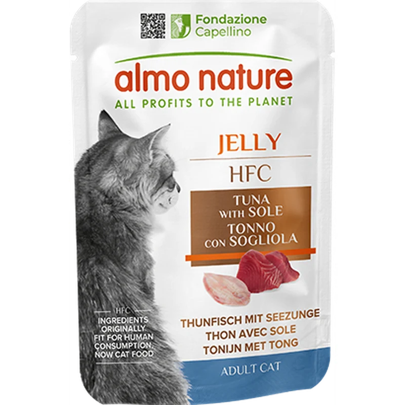 Almo HFC Jelly Thon & Sole – Pâtée Chat en Gelée Premium