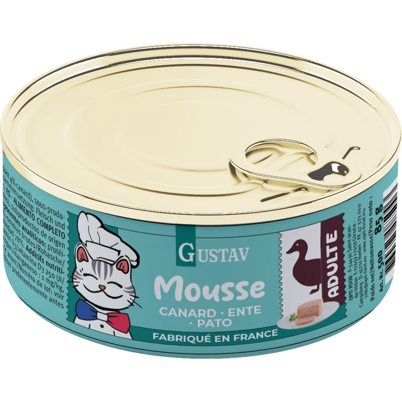 GUSTAV Mousse Chat, volaille et foie