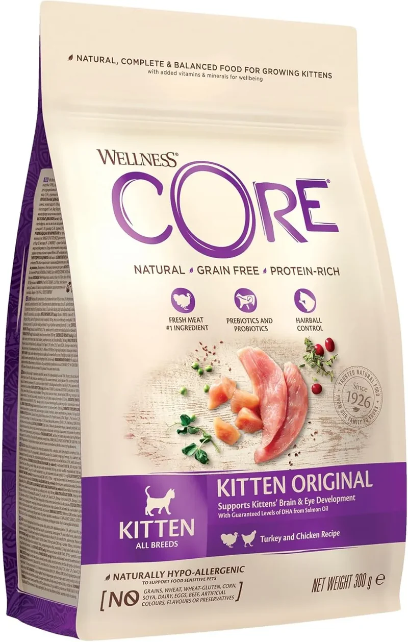 WELLNESS CORE Chaton Croquettes Dinde Poulet