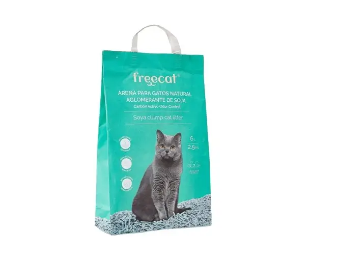 Freedog Natural Clumping Cat Litter Soya Coal, 6 litres