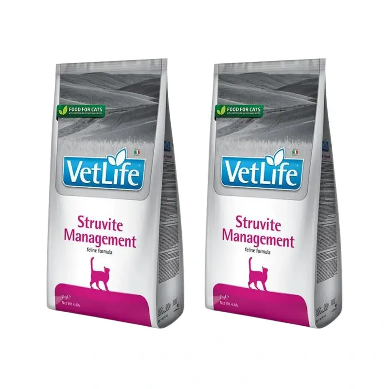 Farmina Vet Life Cat Struvite Management 5Kg, Cat Food, Pack Of 2