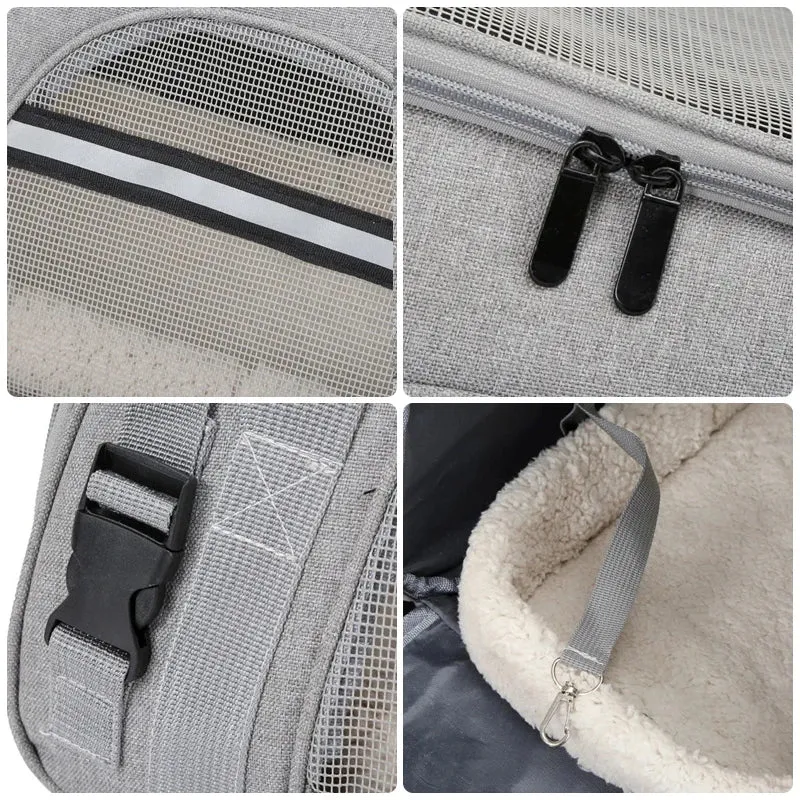 Sac Transport Pliable Maille Respirante Voyage Pour Chat Et Chien