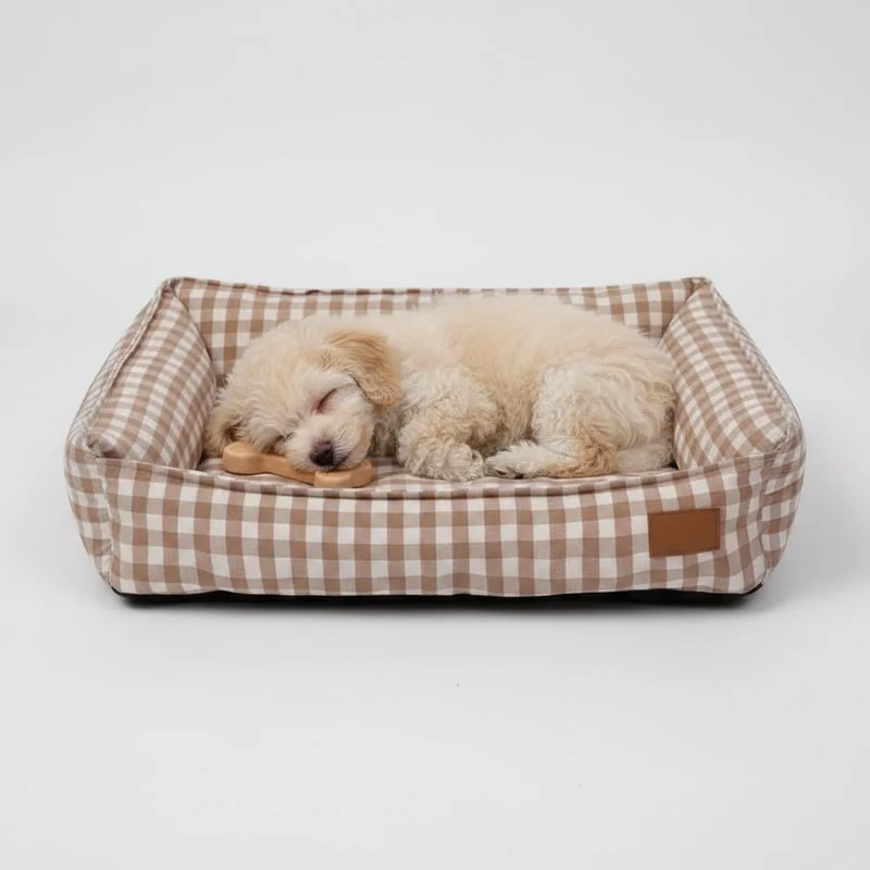 Panier Déhoussable Et Confortable Pour Chien
